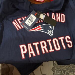 Fanatics Navy New England Patriots Victory Arch Tee